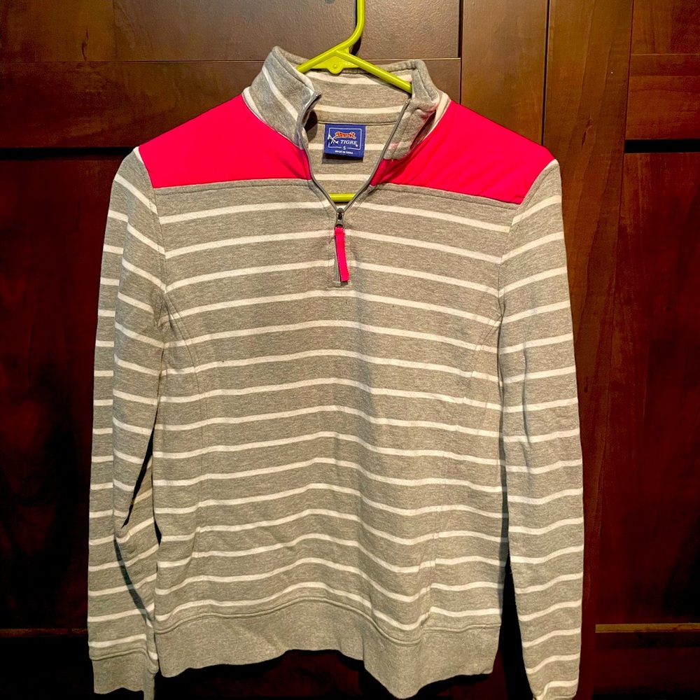 Le Tigre quarter zip pullover sweater